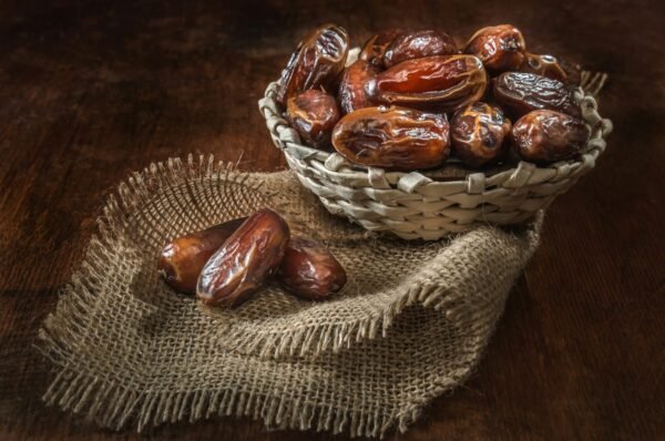 ripe dates in a basket